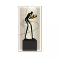 Modern Abstract LED Figure Wall Lamp – Luminous Art for Home Decor