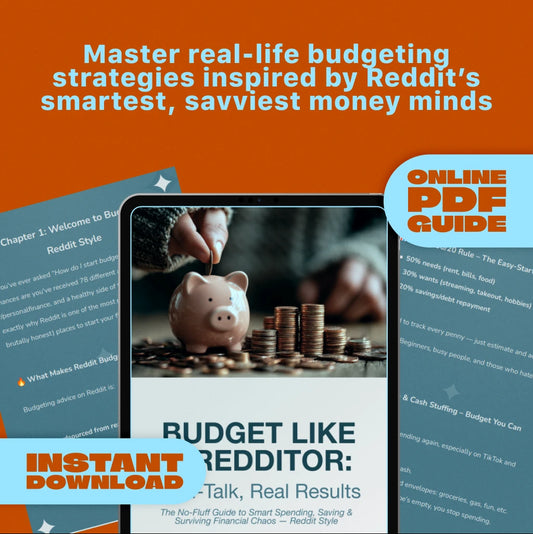 Budget Like a Redditor: Real-Talk, Real Results | How to Budget Reddit-Style Guide | Digital Download eBook for Budgeting Help