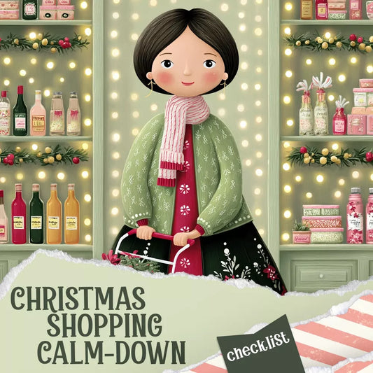 Your Christmas Shopping Calm-Down Checklist | Stress-Free Holiday Guide for Overwhelmed Shoppers | what to do when you’re stressed about christmas shopping - DSARD
