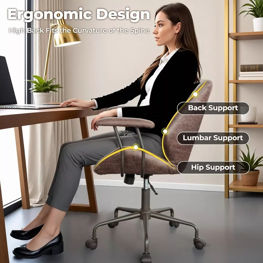 Ergonomic Mid-Century Modern Office Chair - DSARD