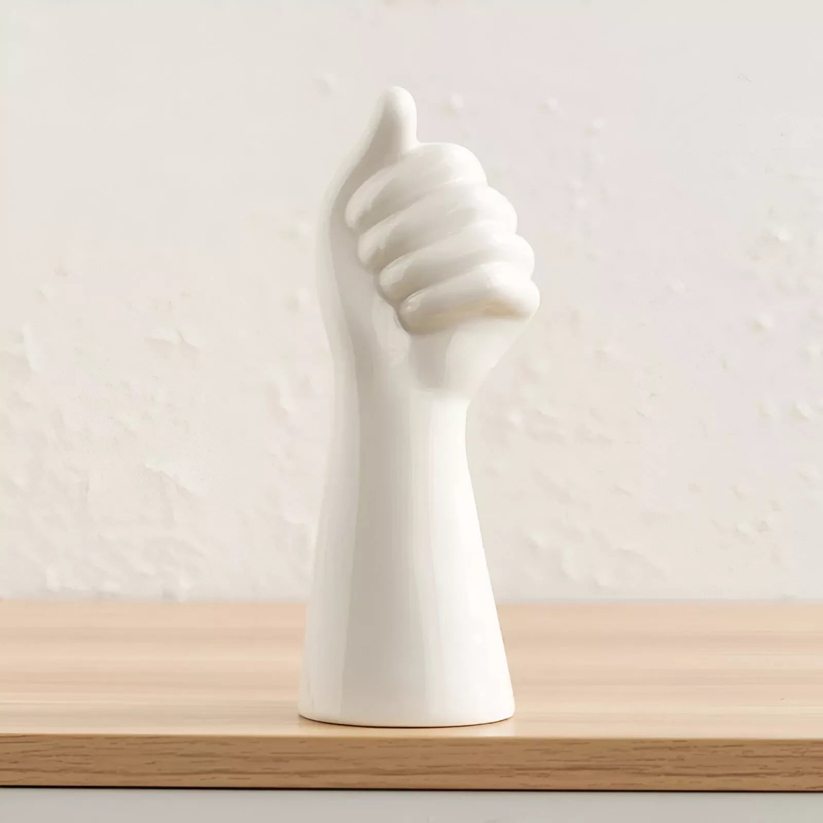 Modern White Ceramic Bud Vase