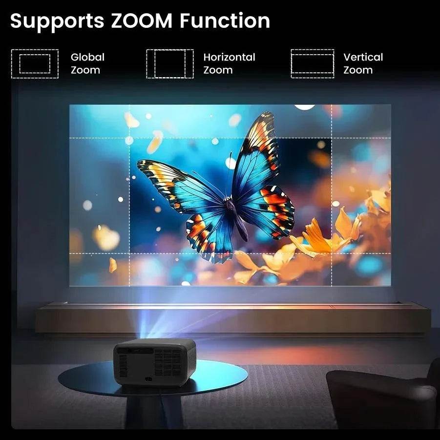 4K Ultra Bright Smart Home Theater Projector with Android 15 - DSARD
