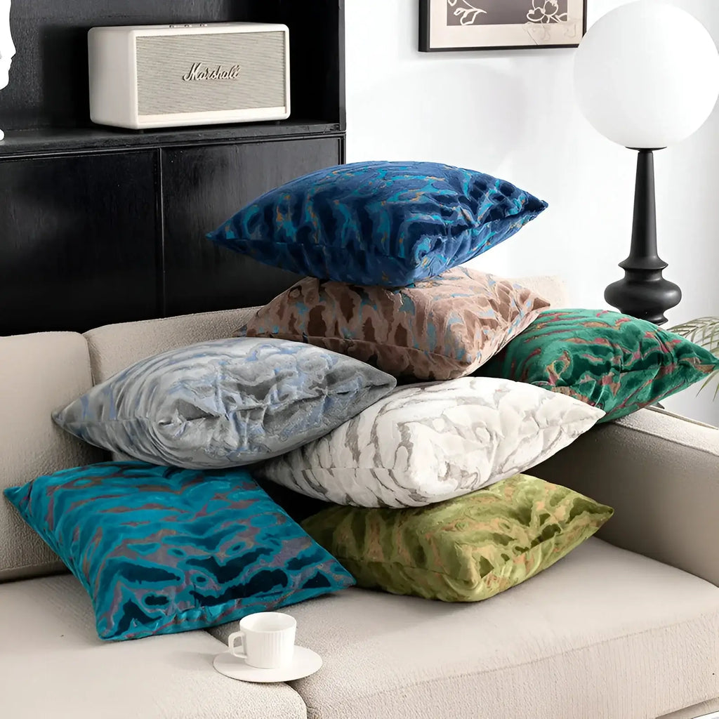 Luxury Tiger Velvet Throw Pillow Cover