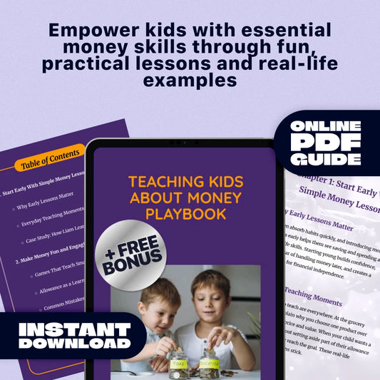 Teaching Kids About Money Playbook – A Fun & Engaging Guide to Financial Literacy for Kids