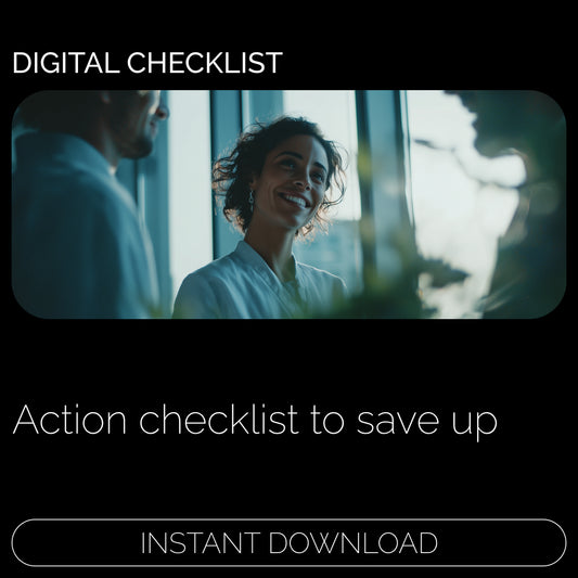 💰 Smart Saving Made Simple: Your Action Checklist | Printable Savings Checklist | Step-by-Step Budgeting, AI Tools & How to Save Up