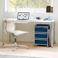 Modern Chrome Writing Desk for Home Office - DSARD