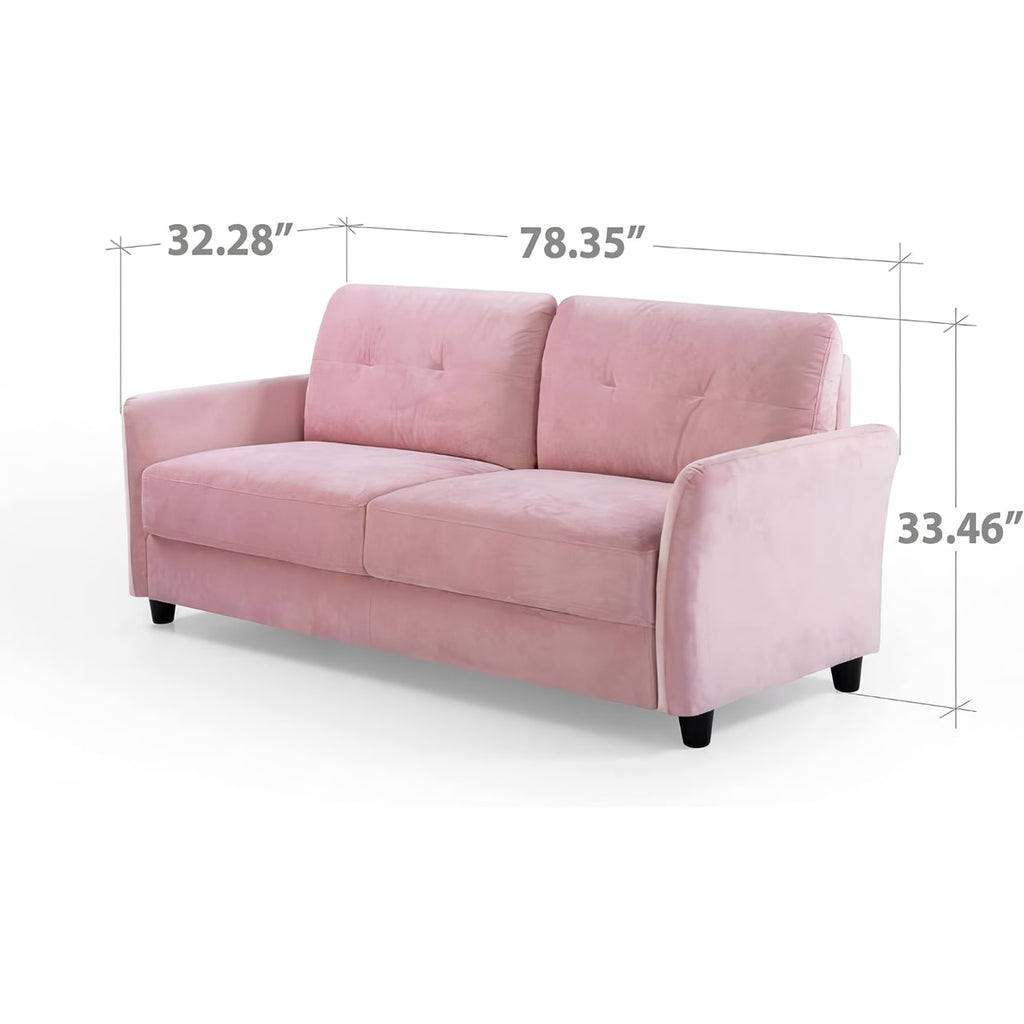 Velvet Two-Seater Sofa - DSARD