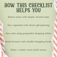 Your Christmas Shopping Calm-Down Checklist | Stress-Free Holiday Guide for Overwhelmed Shoppers | what to do when you’re stressed about christmas shopping - DSARD