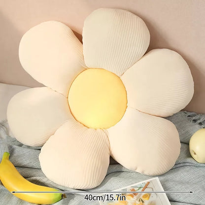 Daisy Seat Cushion Colorful Flowers Pillow Sunflower Pillow Sofa Cushion Office Flower Mat Plush Toy Thanksgiving Christmas Gift
