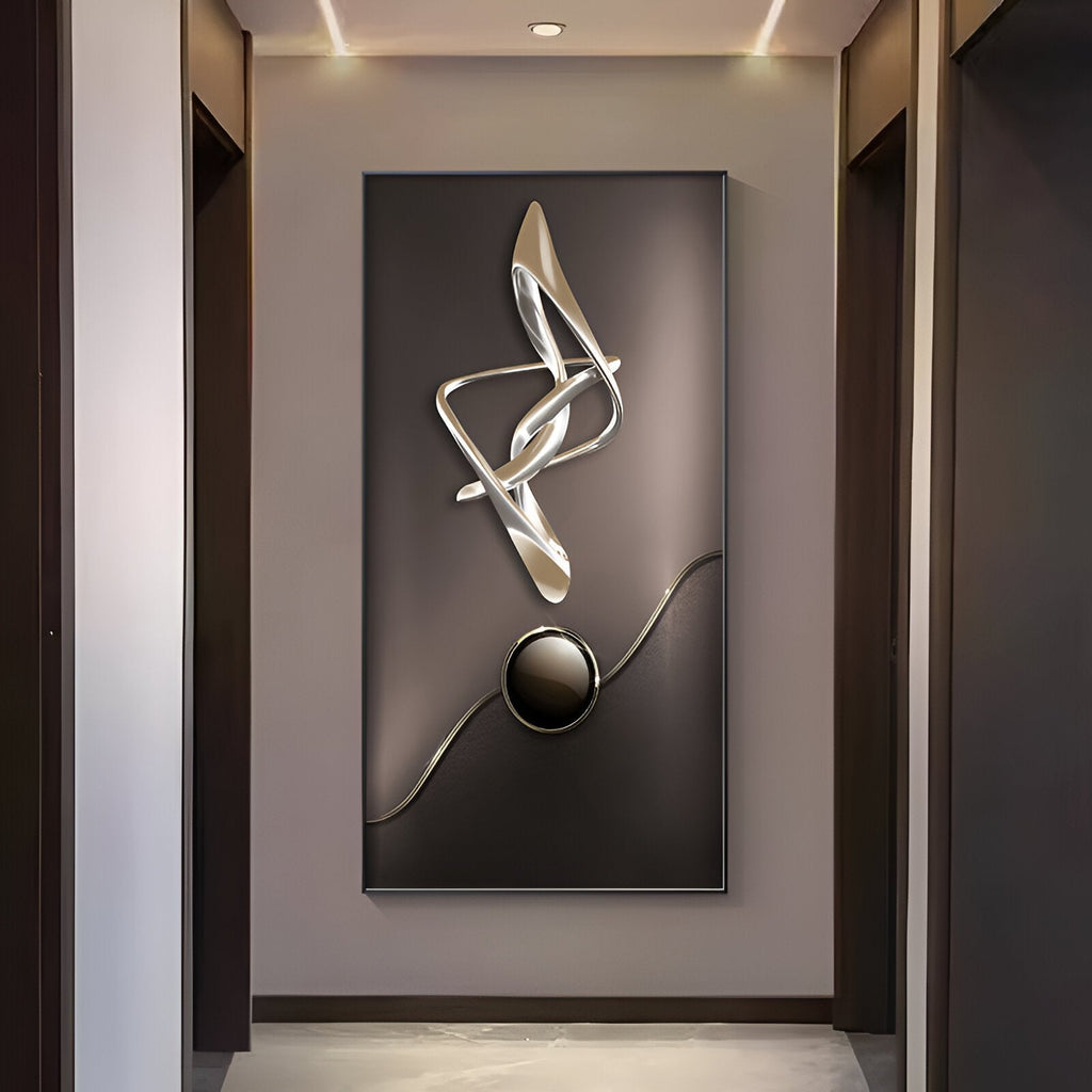 Luxury Crystal Porcelain Abstract Wall Lamp – Modern Corridor & Hallway Decor