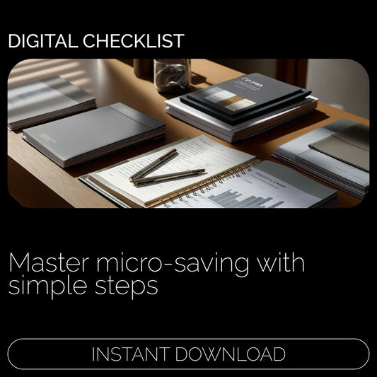 Micro-Saving Made Easy: Checklist – A Simple Guide to Budgeting for Millennials