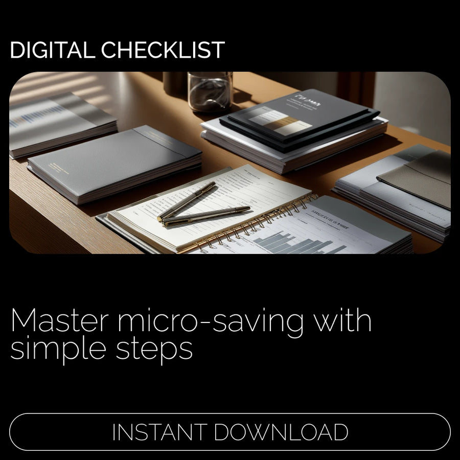 Micro-Saving Made Easy: Checklist – A Simple Guide to Budgeting for Millennials
