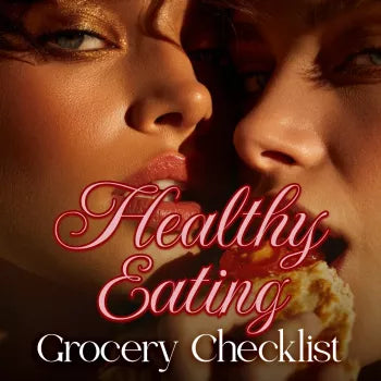Smart & Simple Healthy Eating Grocery Checklist | Printable Digital Download | Meal Planning, Clean Eating, Nutrition Guide, Grocery List Template