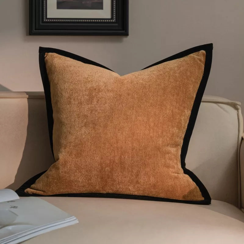 Chenille Textured Square Cushion Cover