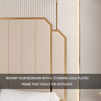 Queen Size Velvet Upholstered Bed Frame with Storage Drawers for Samsung Homes - DSARD