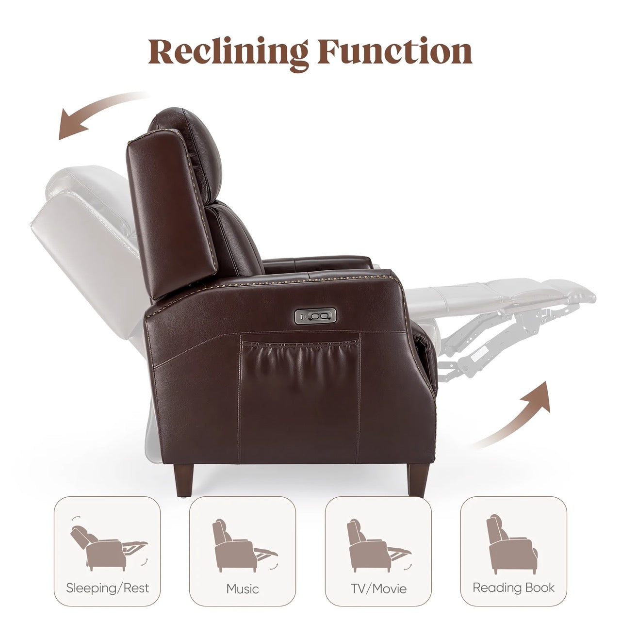 Luxury Genuine Leather Relaxing Sofa - DSARD