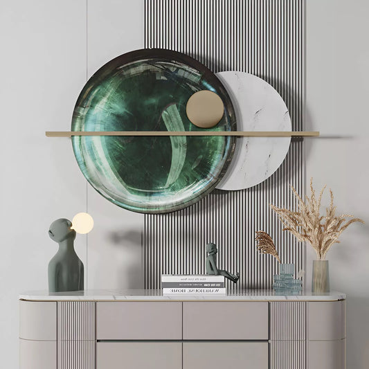 Elegant Modern Wrought Iron Wall Decor – Luxurious Metal Wall Hanging