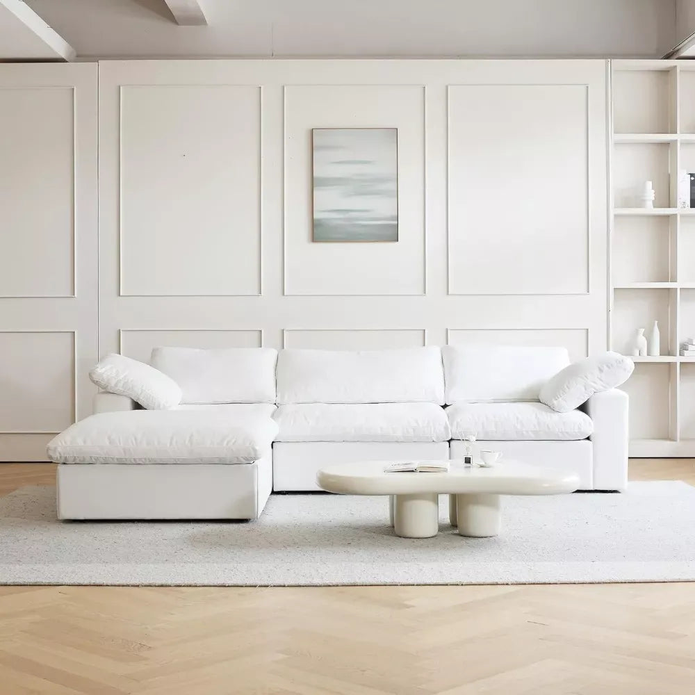 120″ L-Shaped Cloud Modular Sofa - DSARD - DSARD