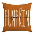 Fall Pumpkin Linen Blend Decorative Throw Pillow Covers 18×18 Inch - DSARD