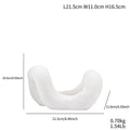 Ceramic Abstract Curved Pipe Figurine – Modern Geometric Home Décor - DSARD