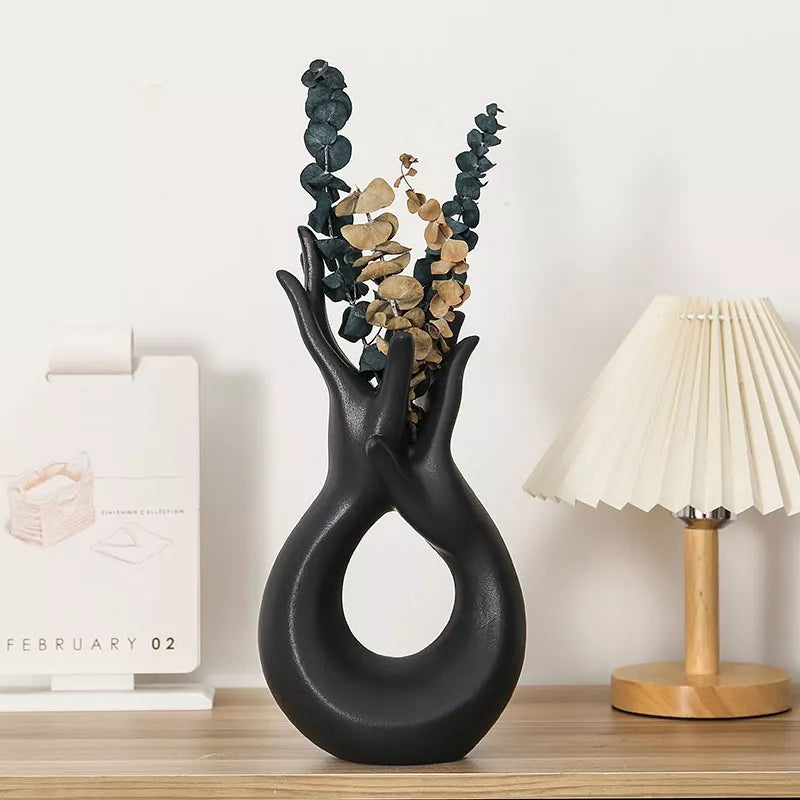 Modern Ceramic Vase for Dried Flowers