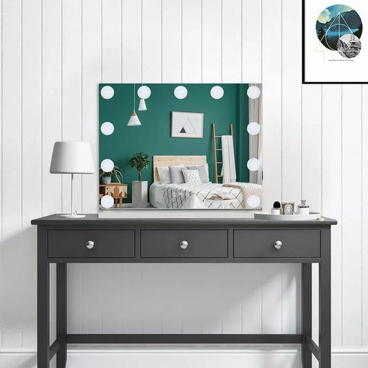 Hollywood LED Touch Screen Vanity Mirror with 13 Bulbs