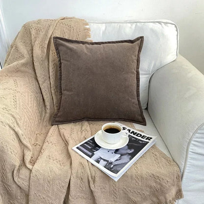 Luxury Nordic Plush Pillow Case 18×18 Inch