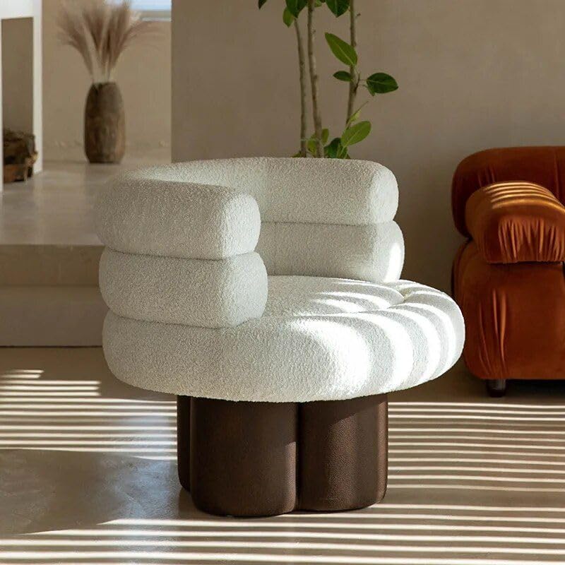 Scandinavian Modern Velvet Single Sofa Chair - DSARD