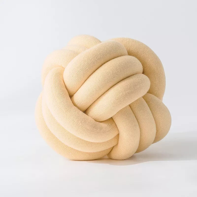 DIY Knot Pillow Ball – Oversized Soft Cushion for Home & Pets - DSARD