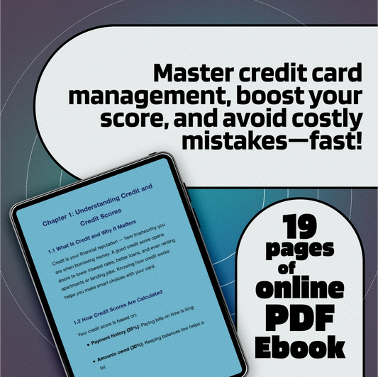How to Manage Your Card and Build Strong Credit – Credit Card Guide eBook – Learn How to Manage a Credit Card to Build Credit