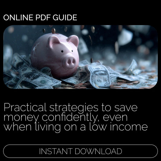 A Real-World Guide to Saving Without a High Salary | Budgeting Workbook, Low-Income Savings Guide, Financial Planning for Beginners, How to save money without a high salary