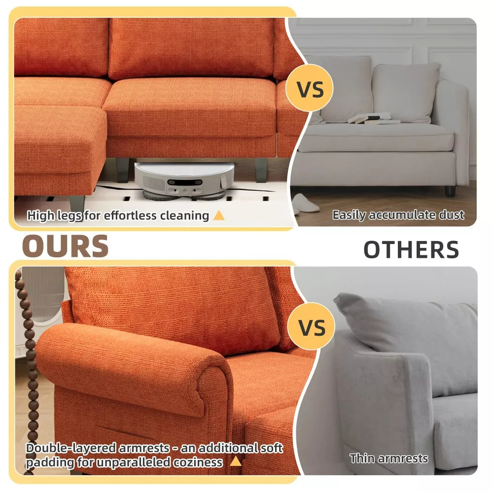 Modular Sectional Sofa with Chaise - DSARD