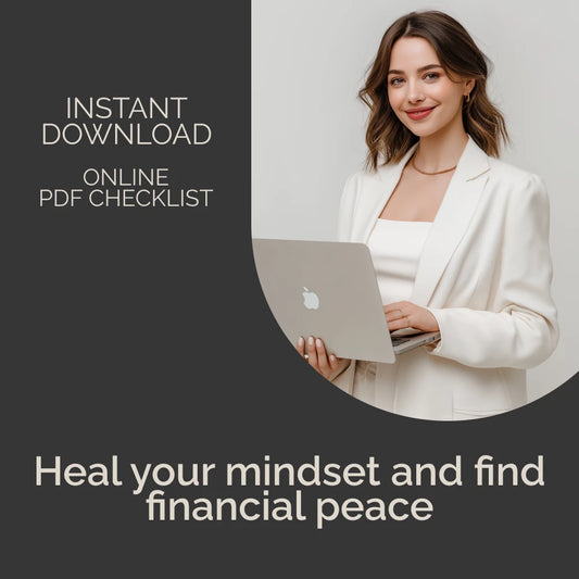 Your Step-by-Step Guide to Breaking Free from Money Addiction | Printable Digital Checklist for Building Healthier Financial Habits and Mindset