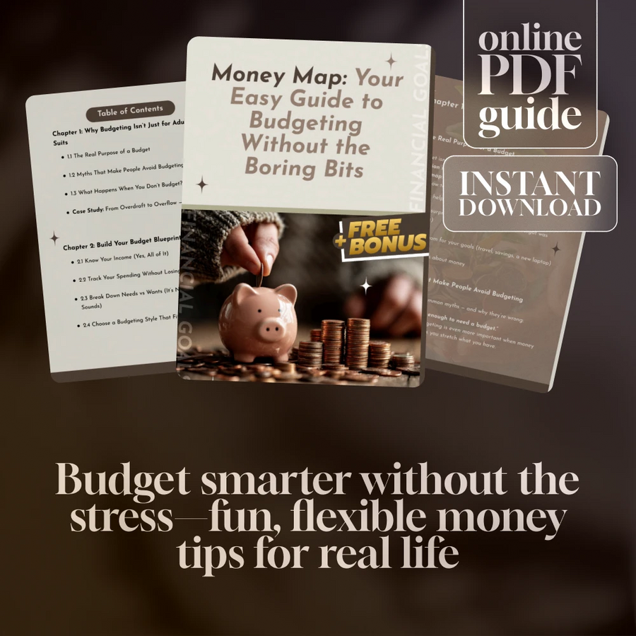 Money Map: Your Easy Guide to Budgeting Without the Boring Bits | Digital Budget Plan Guide | How to Do a Budget Plan eBook PDF