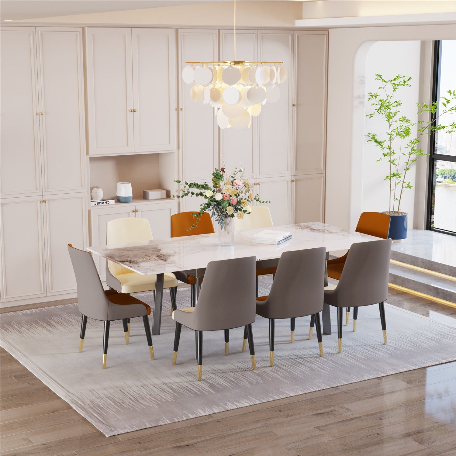 Rectangular Extendable Kitchen Dining Table - DSARD
