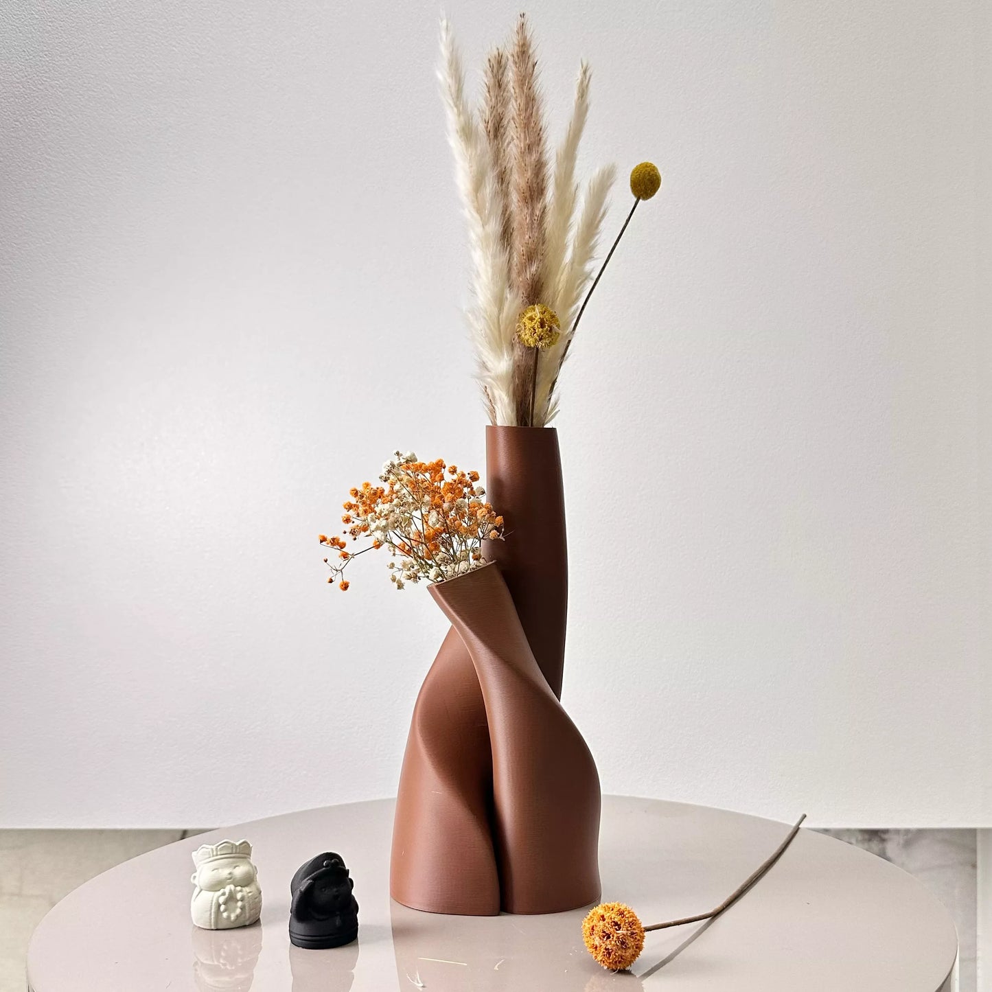 Creative 2-Piece Shaped Double Vase Set