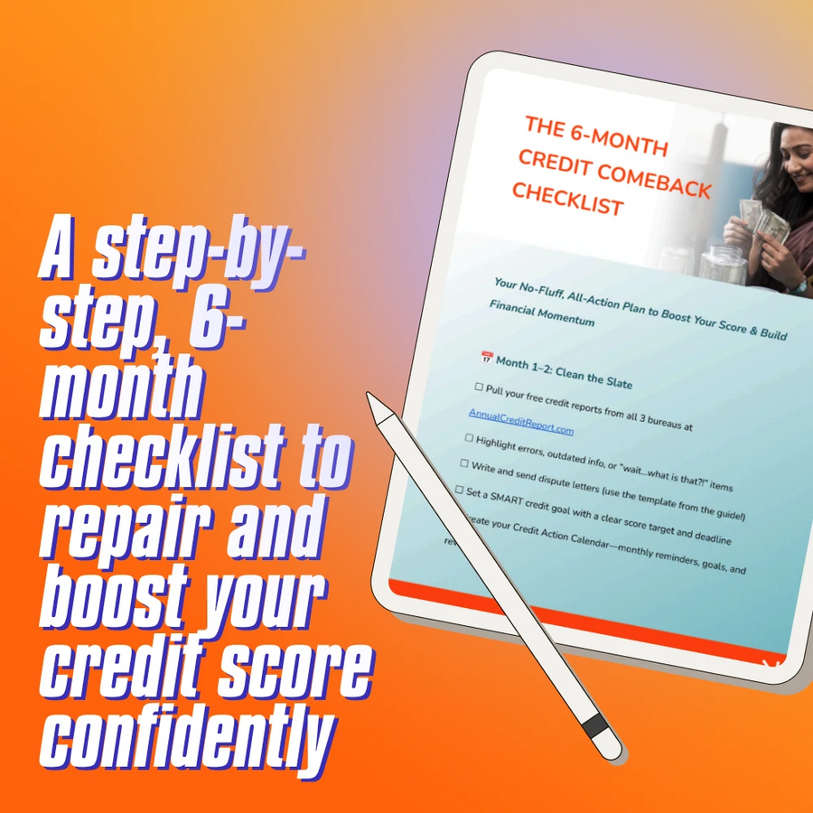 The 6-Month Credit Comeback Checklist