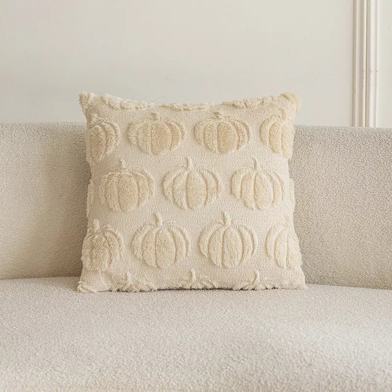 Cozy Autumn Pumpkin Plush Pillowcase – Warm Seasonal Decor