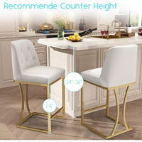 24″ Modern Counter Height Bar Stools Set of 4 - DSARD