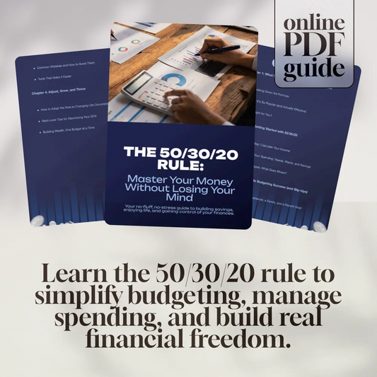 The 50/30/20 Rule: Master Your Money Without Losing Your Mind | Budgeting Guide | Saving Money | 50 30 20 Rule Explained | Digital Download