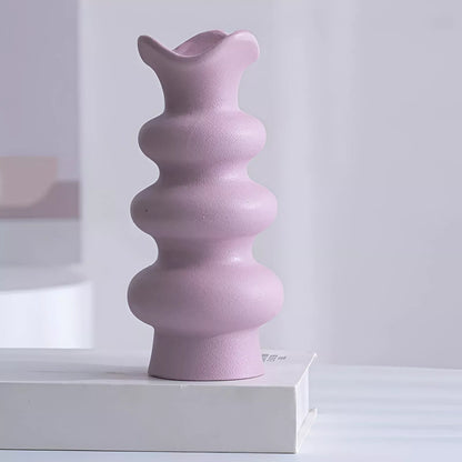 Modern White Ceramic Vase