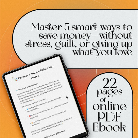 Money Magic: 5 Smart Ways to Save Without Feeling Deprived | Digital Download eBook | 5 Tips on How to Save Money | Budgeting, Mindful Spending & More
