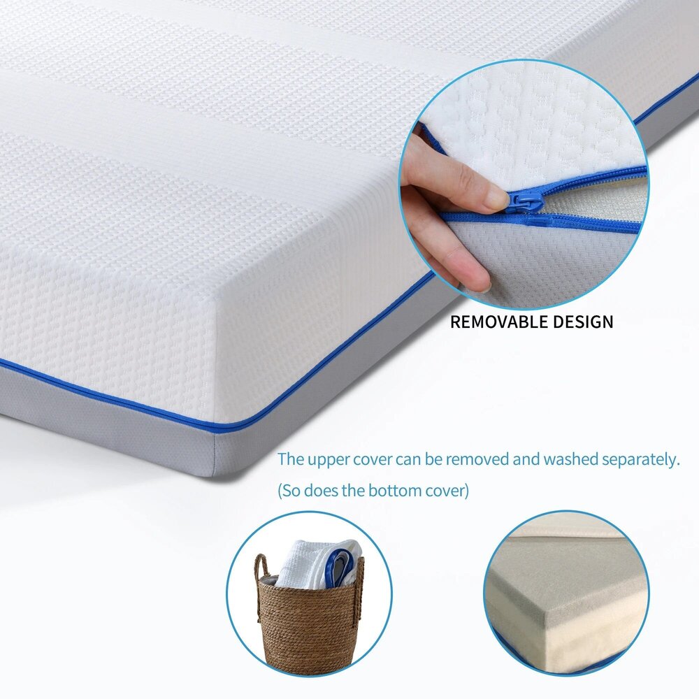 Gel-Charcoal Infused Memory Foam Mattress – Comfort King/Queen/Full/Twin Sizes - DSARD