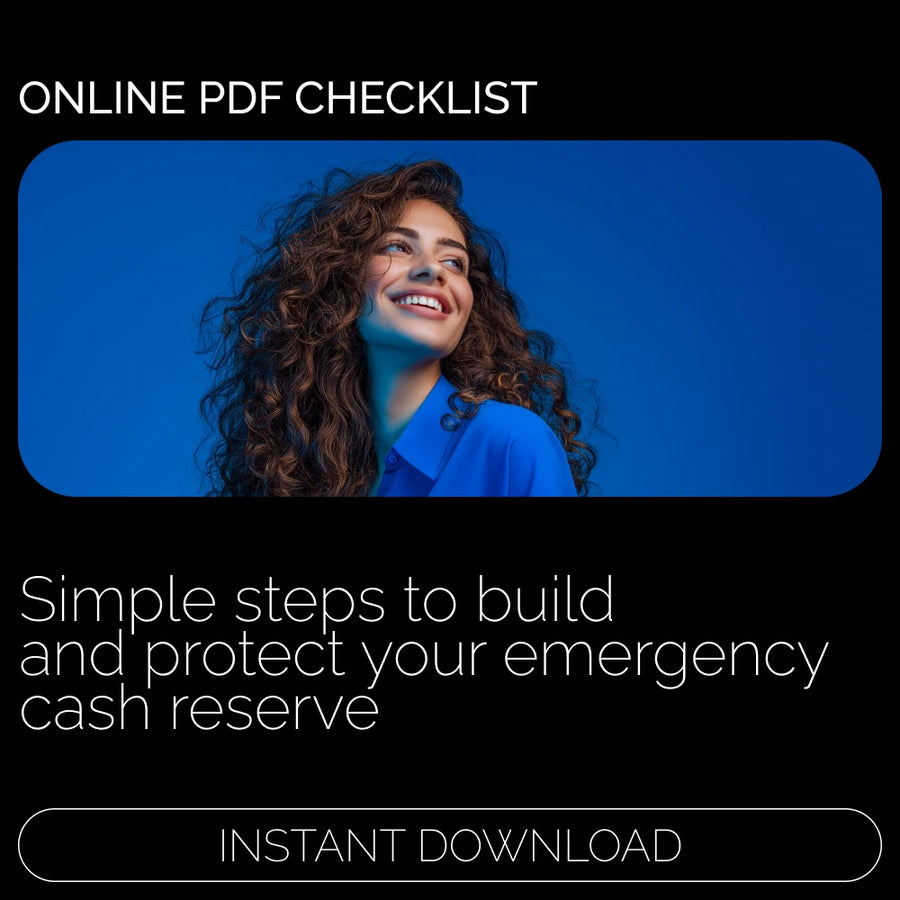 Cash Reserve Survival Checklist | Digital Finance Guide for Building a Cash Reserve | Emergency Fund Planner for Saving Smarter & Stress-Free Living