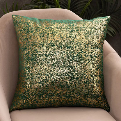 Luxury Golden Velvet Cushion Cover 18x18in Decorative Throw Pillow Case