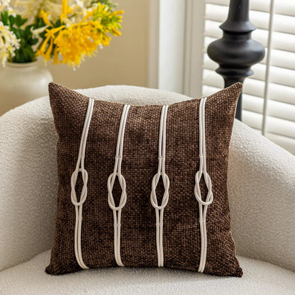 Retro Nordic 18x18in Throw Pillow Cover – Minimalist Decorative Cushion Case