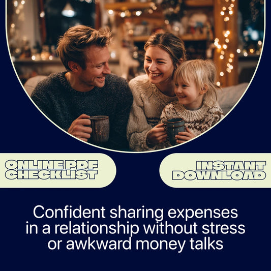 The Couple’s Expense-Sharing Checklist | Digital Download for Sharing Expenses in a Relationship, Budget Planner for Couples, Financial Communication Printable