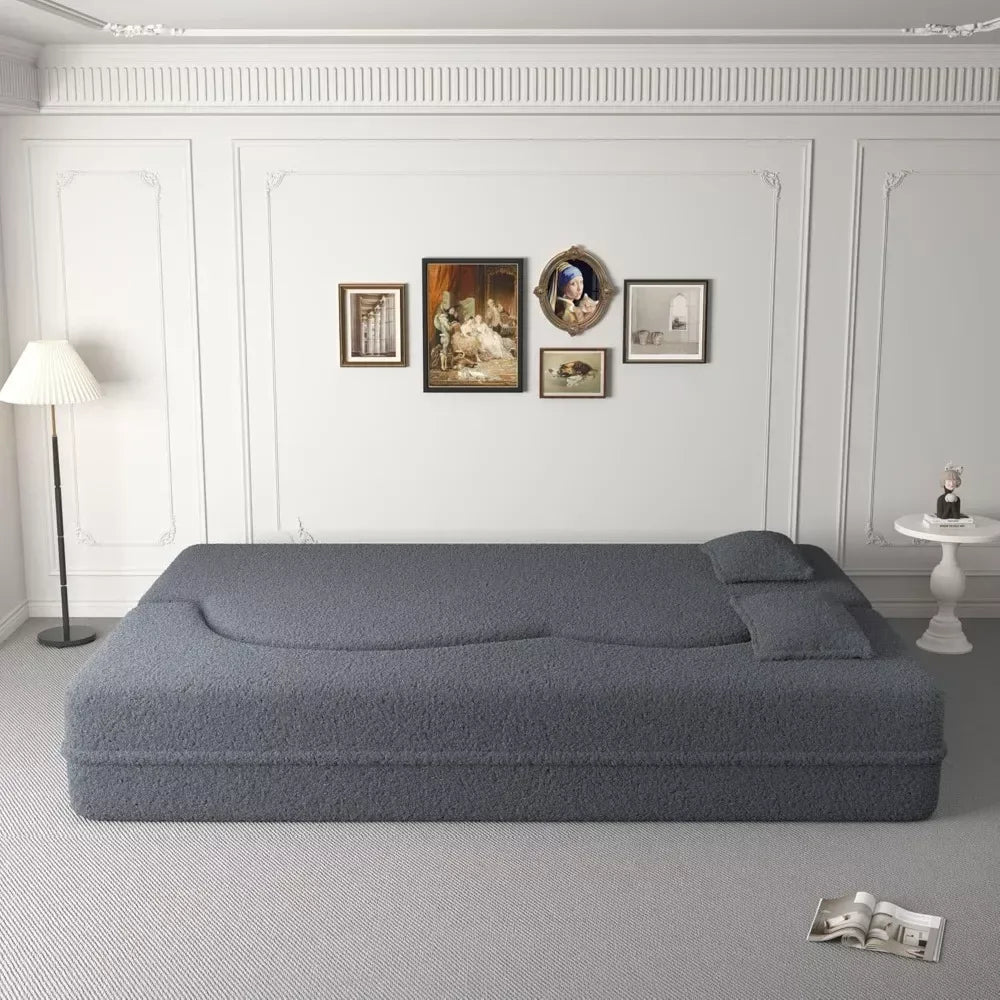 78″ Convertible Folding Sofa Bed – Queen Floor Couch & Sleeper Loveseat - DSARD - DSARD