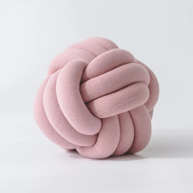 DIY Knot Pillow Ball – Oversized Soft Cushion for Home & Pets
