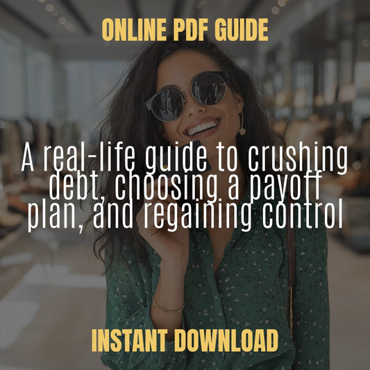 A Real-Life Guide to Crush the Debt & Taking Back Control – Debt Repayment Plan Strategy Guide, Financial Freedom eBook, Budgeting & Payoff Planner Digital Download